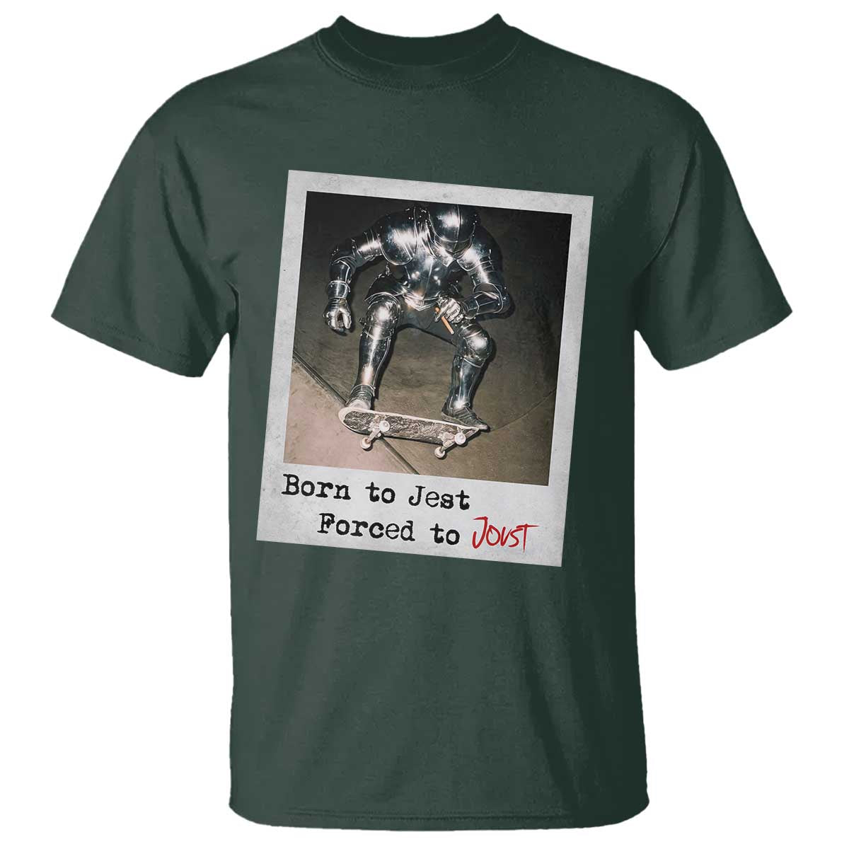 Knights Meme T Shirt Born to Jest Forced to Joust - Wonder Print Shop