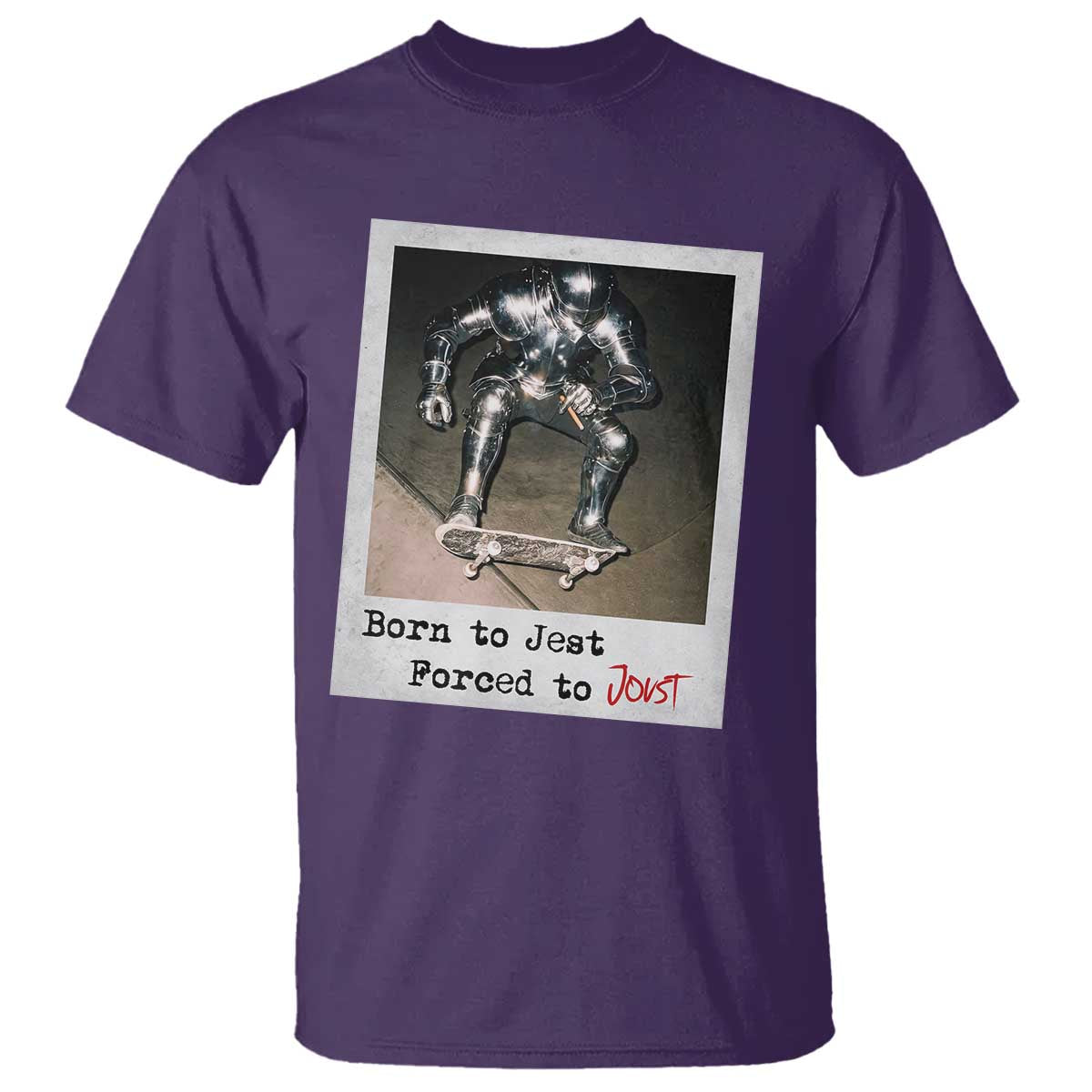 Knights Meme T Shirt Born to Jest Forced to Joust - Wonder Print Shop