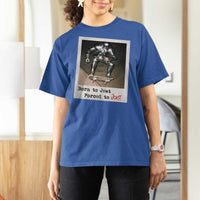 Knights Meme T Shirt For Women Born to Jest Forced to Joust - Wonder Print Shop