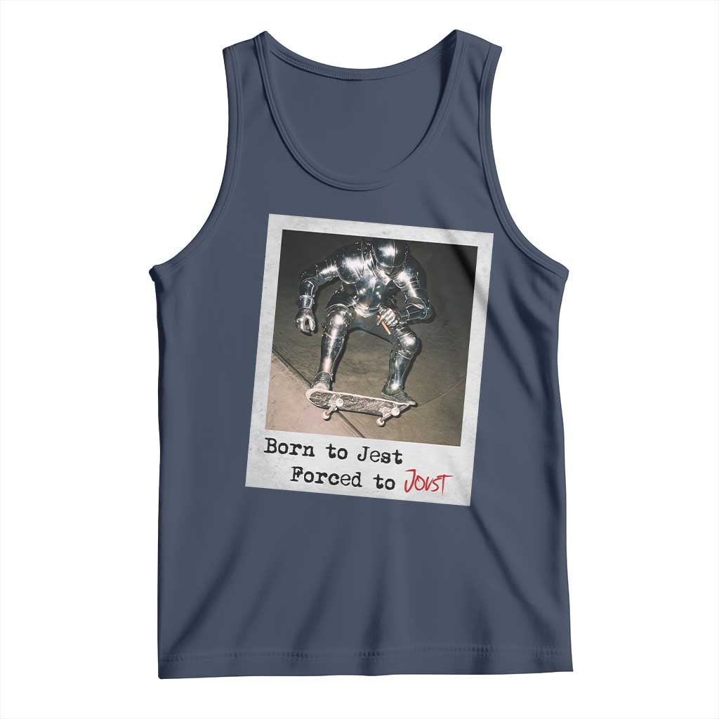Knights Meme Tank Top Born to Jest Forced to Joust - Wonder Print Shop