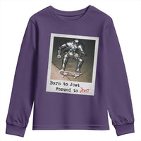 Knights Meme Youth Sweatshirt Born to Jest Forced to Joust - Wonder Print Shop