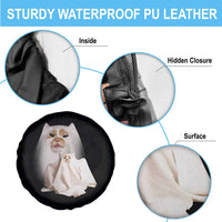 Funny Halloween Ghost Cat Meme Spare Tire Cover - Wonder Print Shop