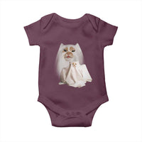 Funny Halloween Ghost Cat Meme Baby Onesie - Wonder Print Shop