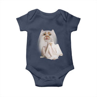 Funny Halloween Ghost Cat Meme Baby Onesie - Wonder Print Shop