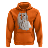 Funny Halloween Ghost Cat Meme Hoodie - Wonder Print Shop