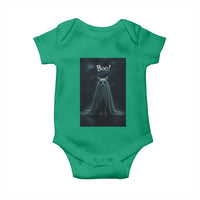 Cat Halloween Baby Onesie Spooky Season Ghost Kitten Haunted Mansion - Wonder Print Shop