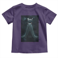 Cat Halloween Toddler T Shirt Spooky Season Ghost Kitten Haunted Mansion - Wonder Print Shop