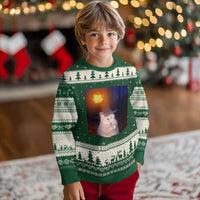 Wizard Cat Ugly Christmas Sweater Weird Funny Retro Halloween Orange Cat Meme - Wonder Print Shop