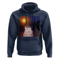 Wizard Cat Hoodie Weird Funny Retro Halloween Orange Cat Meme - Wonder Print Shop