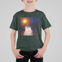 Wizard Cat T Shirt For Kid Weird Funny Retro Halloween Orange Cat Meme - Wonder Print Shop