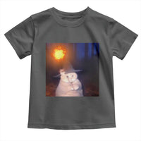 Wizard Cat Toddler T Shirt Weird Funny Retro Halloween Orange Cat Meme - Wonder Print Shop