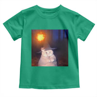 Wizard Cat Toddler T Shirt Weird Funny Retro Halloween Orange Cat Meme - Wonder Print Shop