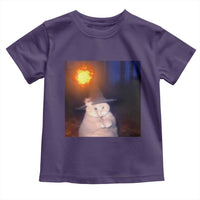 Wizard Cat Toddler T Shirt Weird Funny Retro Halloween Orange Cat Meme - Wonder Print Shop