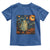 Funny Halloween Ghost Cat Toddler T Shirt Starry Night Van Gogh Cat Lover Gifts - Wonder Print Shop