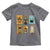 Black Cat Pumpkin Toddler T Shirt Retro Halloween Ghots Cat Stamp - Wonder Print Shop