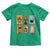 Black Cat Pumpkin Toddler T Shirt Retro Halloween Ghots Cat Stamp - Wonder Print Shop
