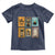 Black Cat Pumpkin Toddler T Shirt Retro Halloween Ghots Cat Stamp - Wonder Print Shop