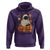 Vintage Halloween Ghost Cat Hoodie Groovy Floral Cute Black Cat Ghost Fall Pumpkin - Wonder Print Shop