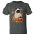 Vintage Halloween Ghost Cat T Shirt Groovy Floral Cute Black Cat Ghost Fall Pumpkin - Wonder Print Shop
