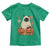 Vintage Halloween Ghost Cat Toddler T Shirt Groovy Floral Cute Black Cat Ghost Fall Pumpkin - Wonder Print Shop