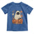 Vintage Halloween Ghost Cat Toddler T Shirt Groovy Floral Cute Black Cat Ghost Fall Pumpkin - Wonder Print Shop
