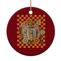 Book Pumpkin Ceramic Ornament Fall Halloween Book Lover Bookish Gift - Wonder Print Shop