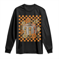 Book Pumpkin Long Sleeve Shirt Fall Halloween Book Lover Bookish Gift - Wonder Print Shop