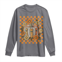 Book Pumpkin Long Sleeve Shirt Fall Halloween Book Lover Bookish Gift - Wonder Print Shop