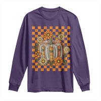 Book Pumpkin Long Sleeve Shirt Fall Halloween Book Lover Bookish Gift - Wonder Print Shop