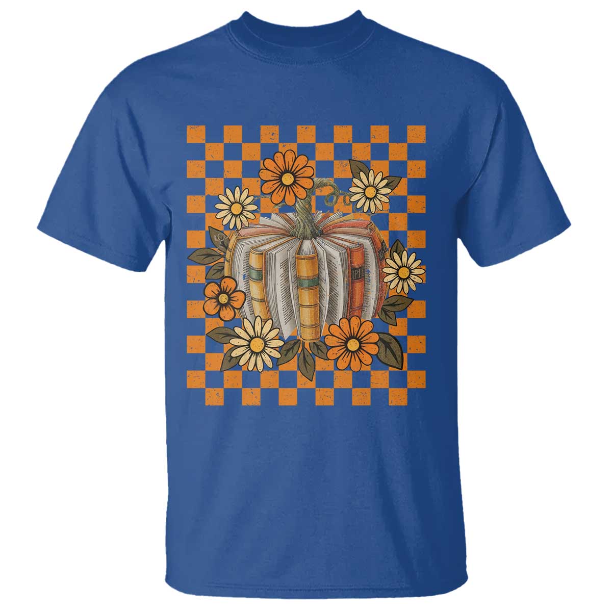 Book Pumpkin T Shirt Fall Halloween Book Lover Bookish Gift - Wonder Print Shop