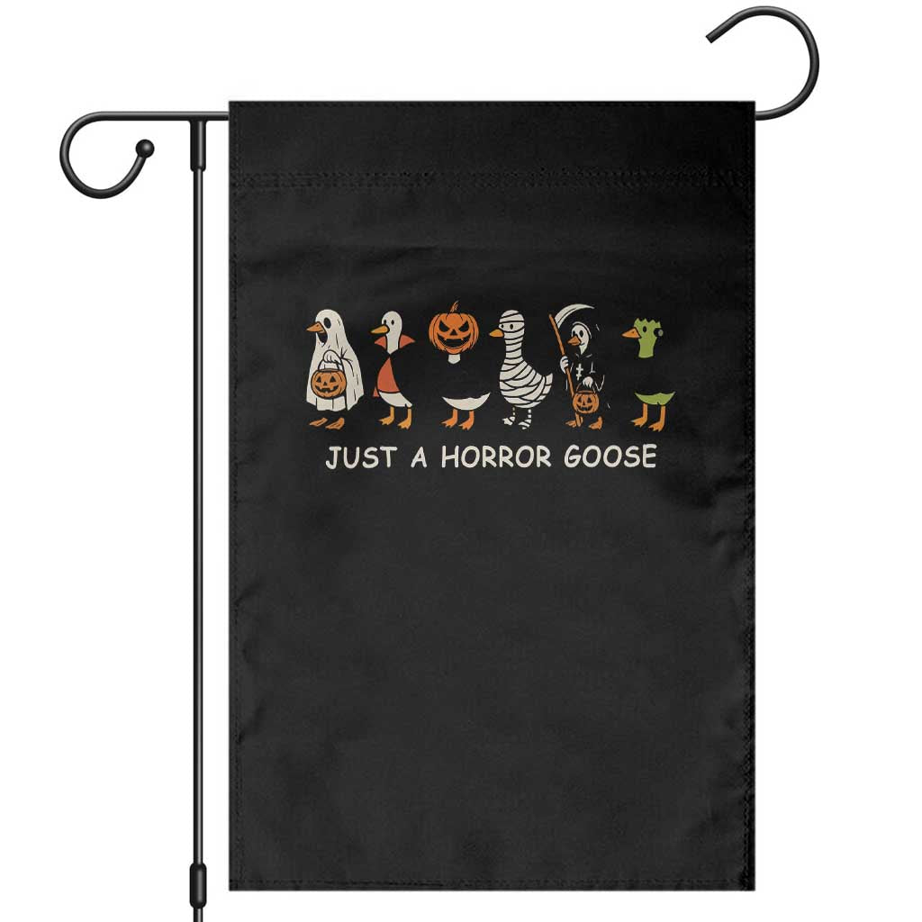 Halloween Funny Goose Garden Flag Spooky Season 90s Horror Movie - Wonder Print Shop