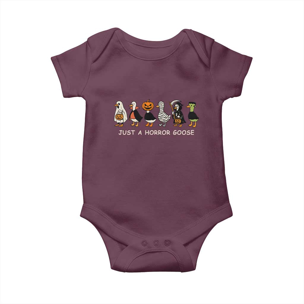 Halloween Funny Goose Baby Onesie Spooky Season 90s Horror Movie - Wonder Print Shop