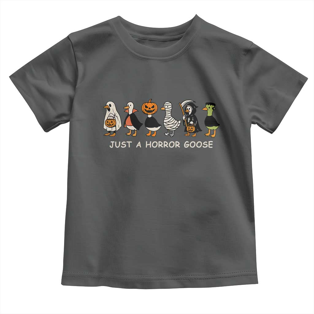 Halloween Funny Goose Toddler T Shirt Spooky Season 90s Horror Movie - Wonder Print Shop
