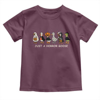 Halloween Funny Goose Toddler T Shirt Spooky Season 90s Horror Movie - Wonder Print Shop