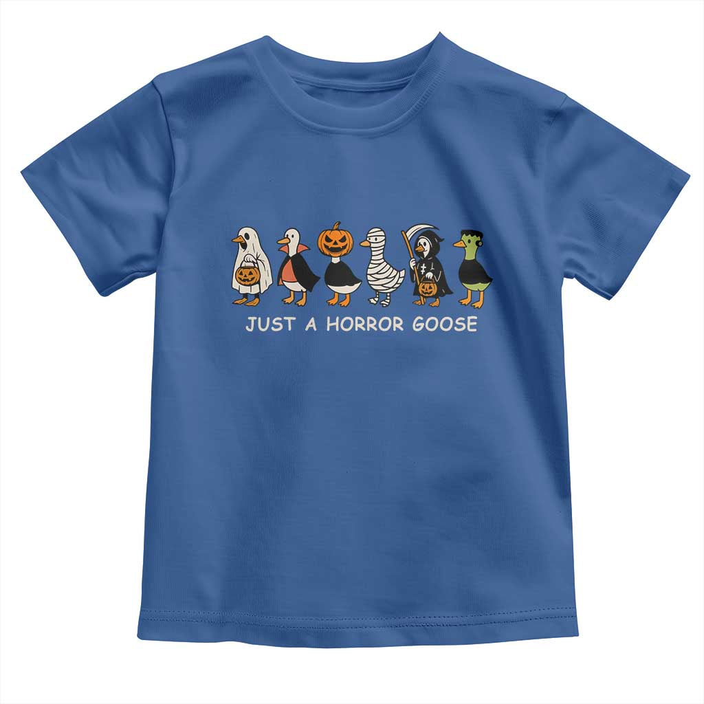 Halloween Funny Goose Toddler T Shirt Spooky Season 90s Horror Movie - Wonder Print Shop