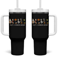 Halloween Funny Goose Tumbler With Handle Spooky Season 90s Horror Movie - Wonder Print Shop