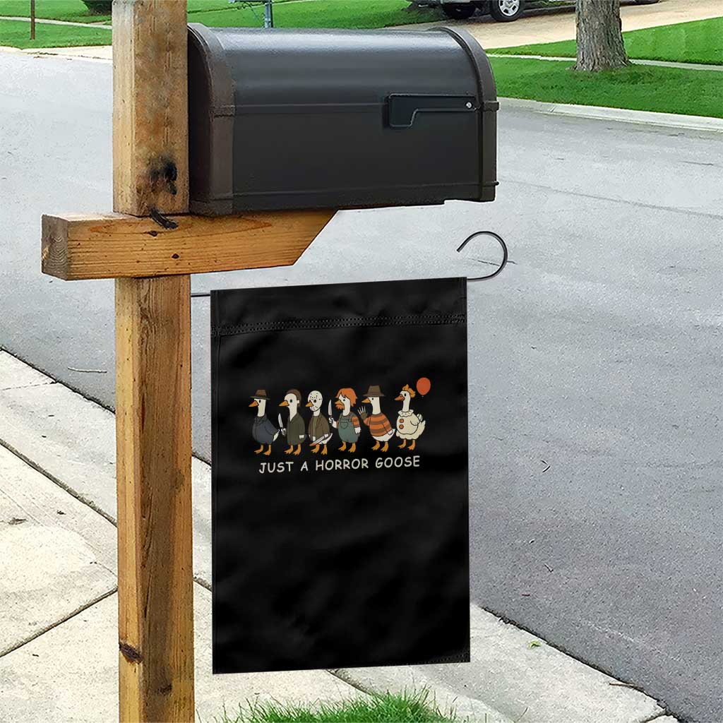 Halloween Funny Goose Costume Garden Flag Funny Spooky Season Horror Movie - Wonder Print Shop