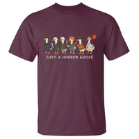 Halloween Funny Goose Costume T Shirt Funny Spooky Season Horror Movie - Wonder Print Shop