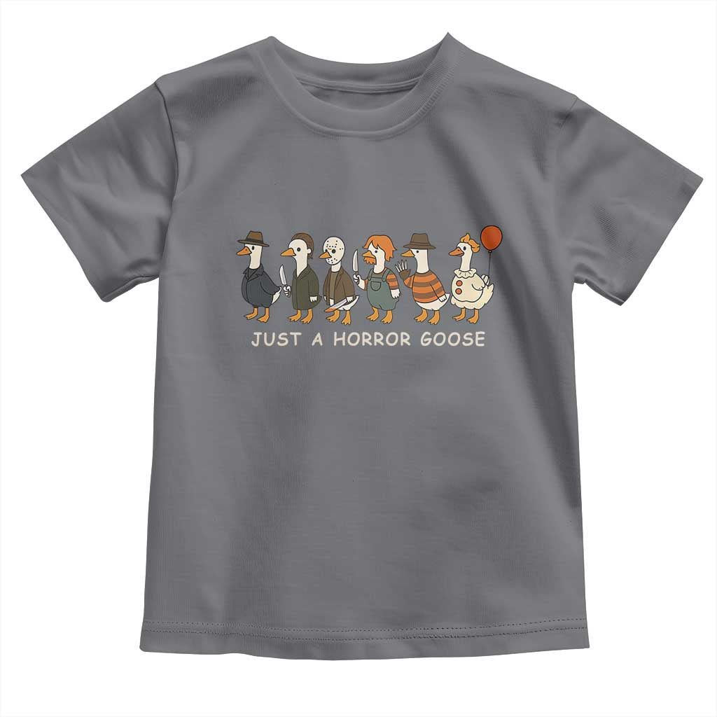 Halloween Funny Goose Costume Toddler T Shirt Funny Spooky Season Horror Movie - Wonder Print Shop