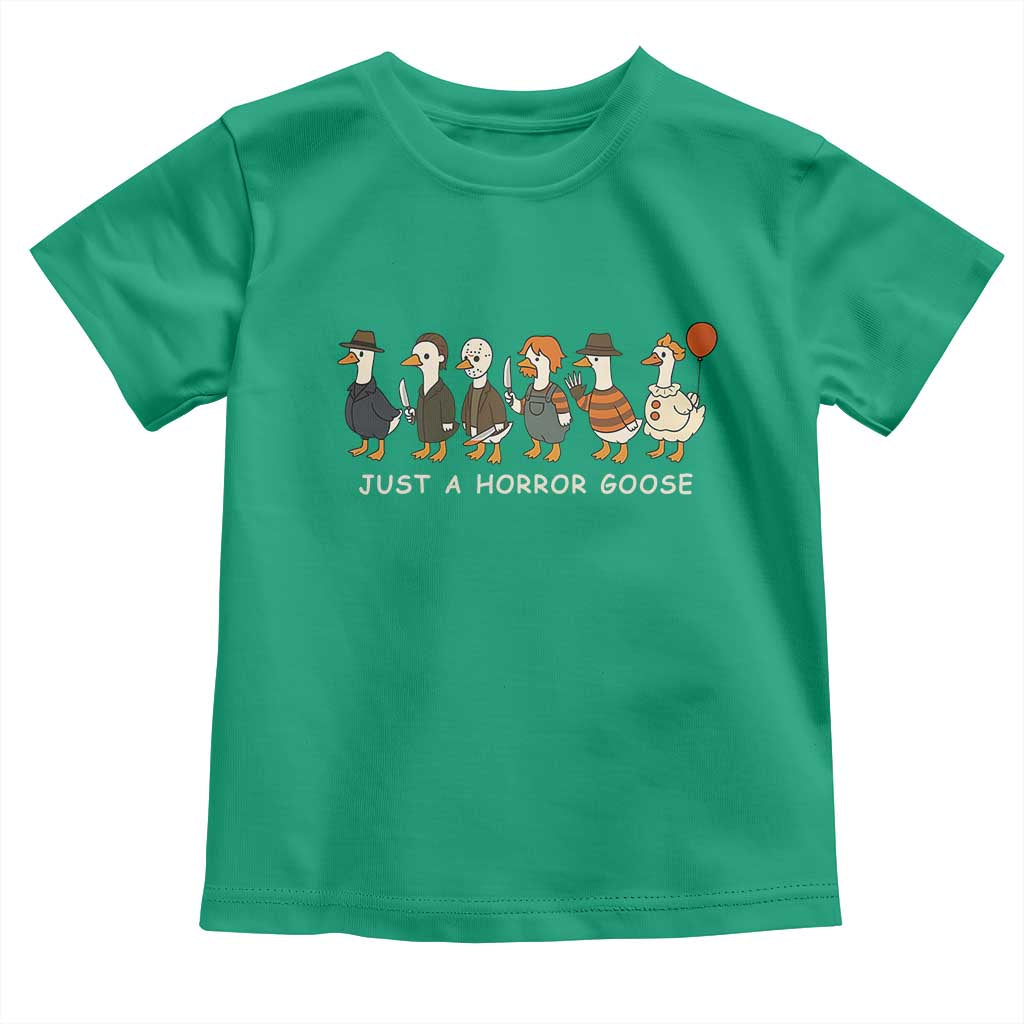 Halloween Funny Goose Costume Toddler T Shirt Funny Spooky Season Horror Movie - Wonder Print Shop