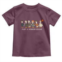 Halloween Funny Goose Costume Toddler T Shirt Funny Spooky Season Horror Movie - Wonder Print Shop