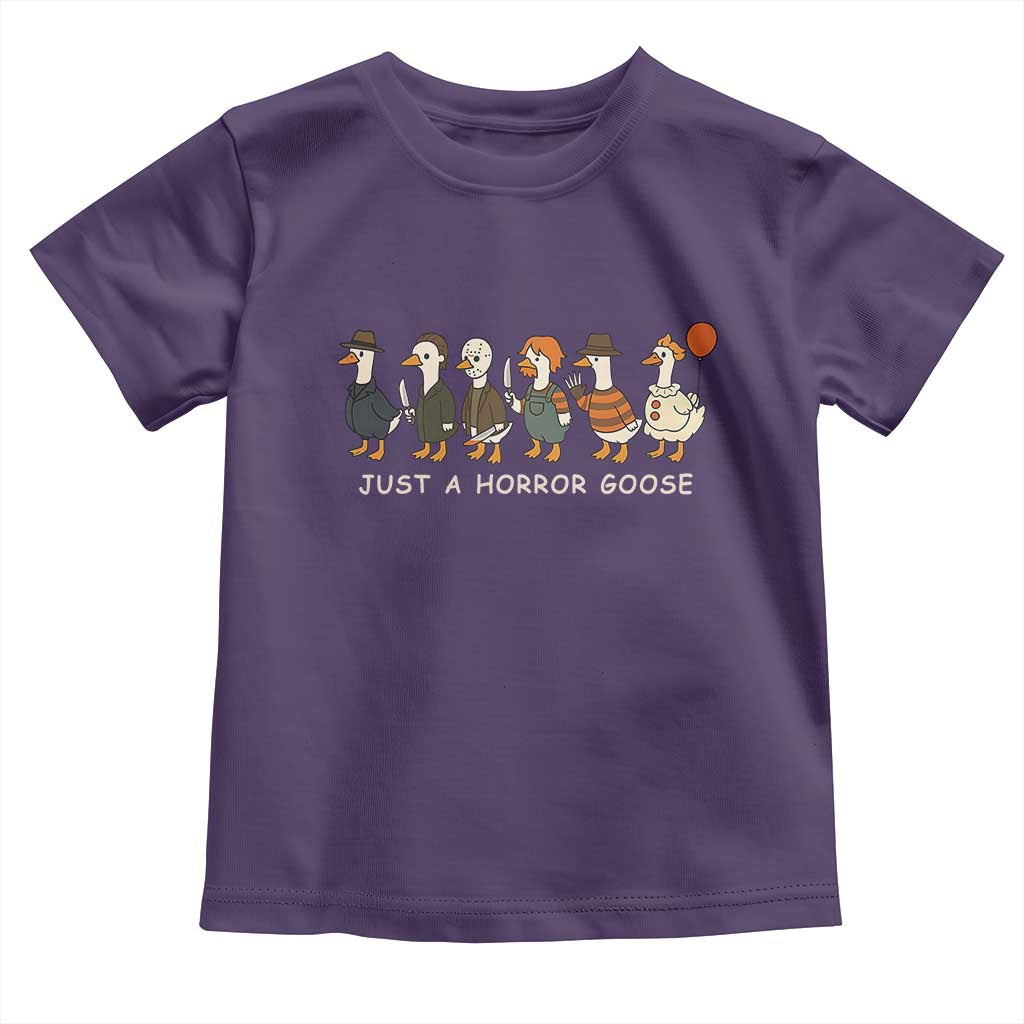 Halloween Funny Goose Costume Toddler T Shirt Funny Spooky Season Horror Movie - Wonder Print Shop