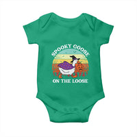 Witchy Silly Goose Baby Onesie Retro Girly Halloween Spooky Goose Lover - Wonder Print Shop