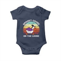 Witchy Silly Goose Baby Onesie Retro Girly Halloween Spooky Goose Lover - Wonder Print Shop