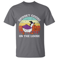 Witchy Silly Goose T Shirt Retro Girly Halloween Spooky Goose Lover - Wonder Print Shop