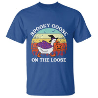 Witchy Silly Goose T Shirt Retro Girly Halloween Spooky Goose Lover - Wonder Print Shop