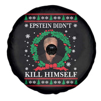 Funny Ugly Christmas Spare Tire Cover Epstein Didnt Kill Himself - Wonder Print Shop