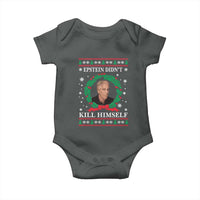Funny Ugly Christmas Baby Onesie Epstein Didnt Kill Himself - Wonder Print Shop