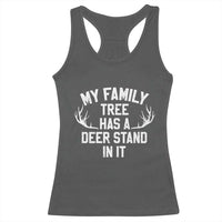 Hunting Racerback Tank Top My Family Tree Has A Deer Stand In It - Wonder Print Shop