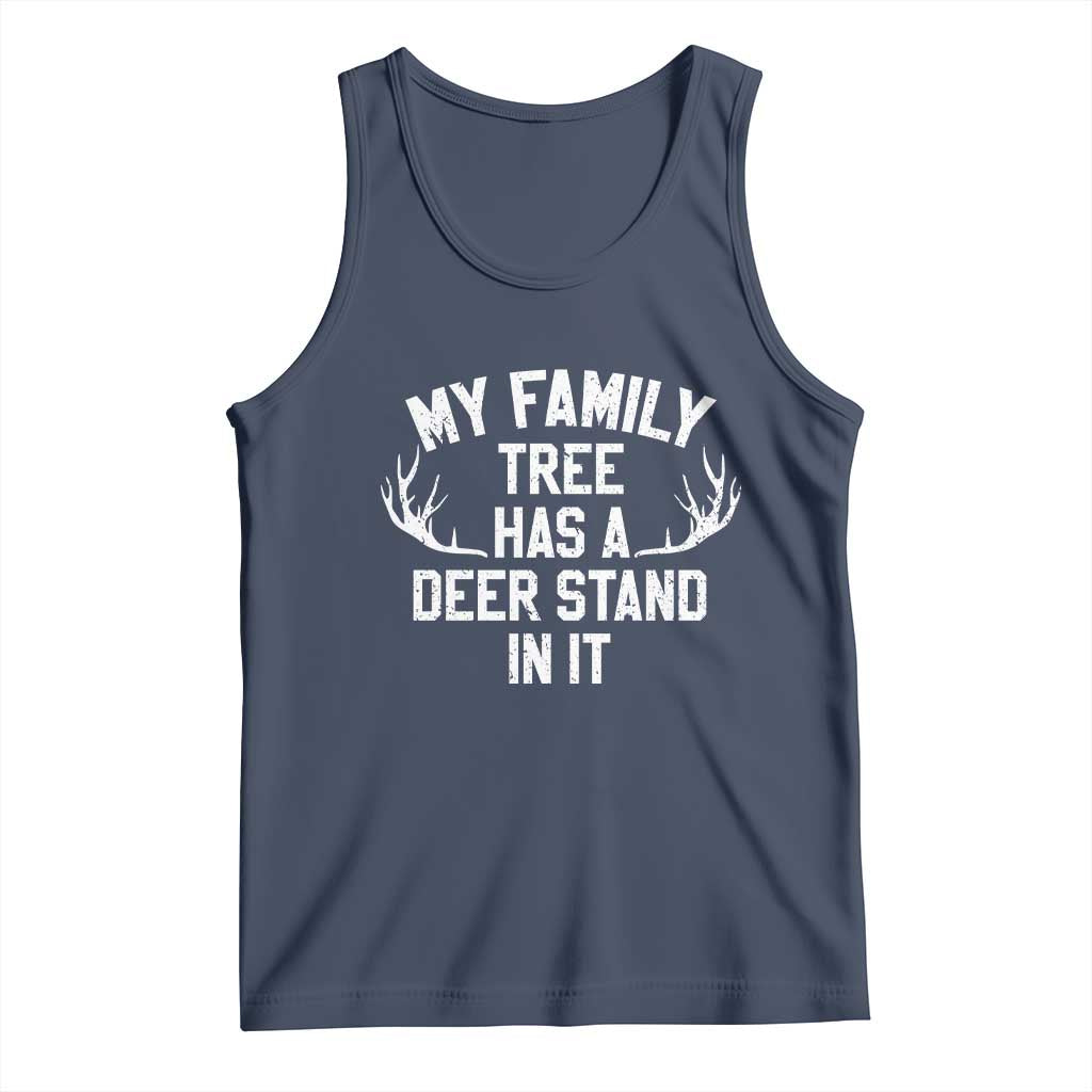 Hunting Tank Top My Family Tree Has A Deer Stand In It - Wonder Print Shop